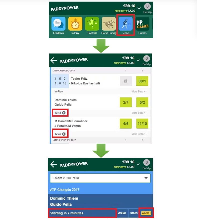 Paddy Power Live Stream