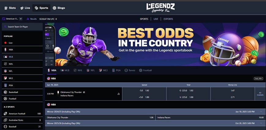 Legendz Homepage