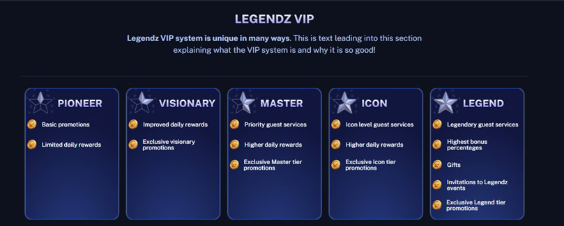 Legendz VIP